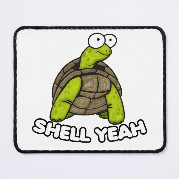 Item preview, Shell Yeah Turtle T-Shirt - Funny Pun Cartoon Design designed and sold by Rockwelder.
