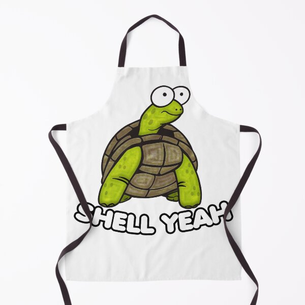 Item preview, Shell Yeah Turtle T-Shirt - Funny Pun Cartoon Design designed and sold by Rockwelder.
