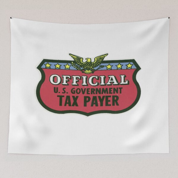 Item preview, Vintage Official U.S. Government Tax Payer designed and sold by QuayTradingCo.