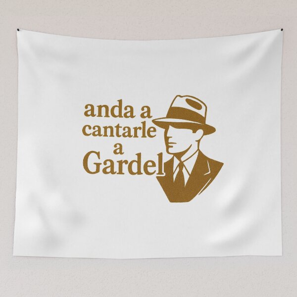 Item preview, Go Sing to Gardel Vintage Typography Design designed and sold by CapyToon.