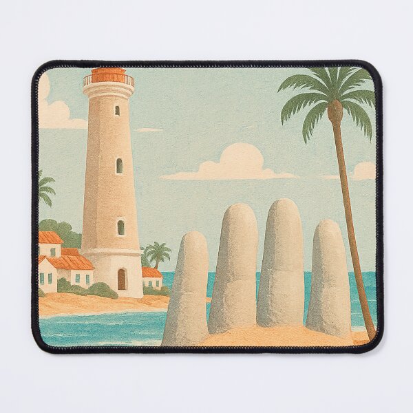 Item preview, Punta del Este Uruguay Vintage Travel Poster designed and sold by CapyToon.