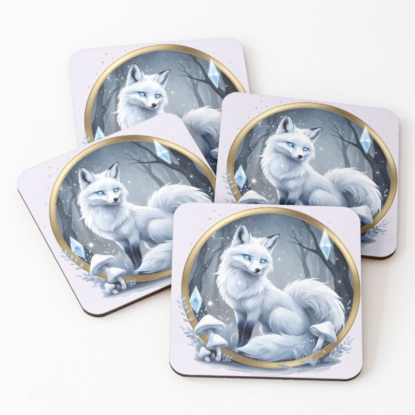 Item preview, Eirith the Winter Guardian Fox designed and sold by EtherealMoodboard.