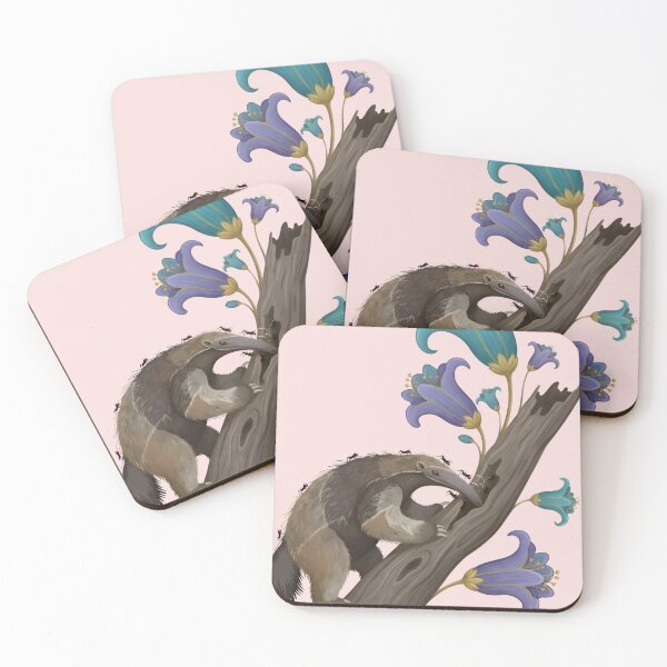 Item preview, Anteater Eating Ants from a Flowering Log designed and sold by Ciervo Primavera.