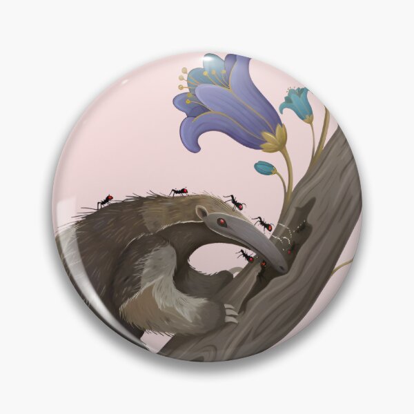 Item preview, Anteater Eating Ants from a Flowering Log designed and sold by Ciervo Primavera.