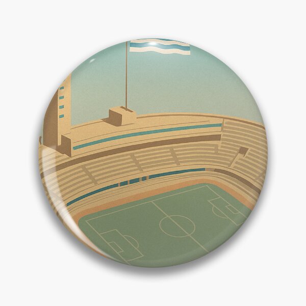 Item preview, Centenario Stadium Uruguay Vintage Travel Poster designed and sold by CapyToon.