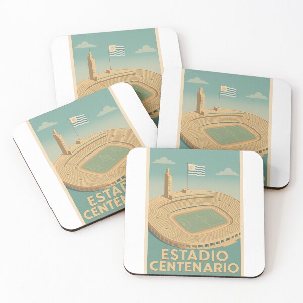 Item preview, Centenario Stadium Uruguay Vintage Travel Poster designed and sold by CapyToon.