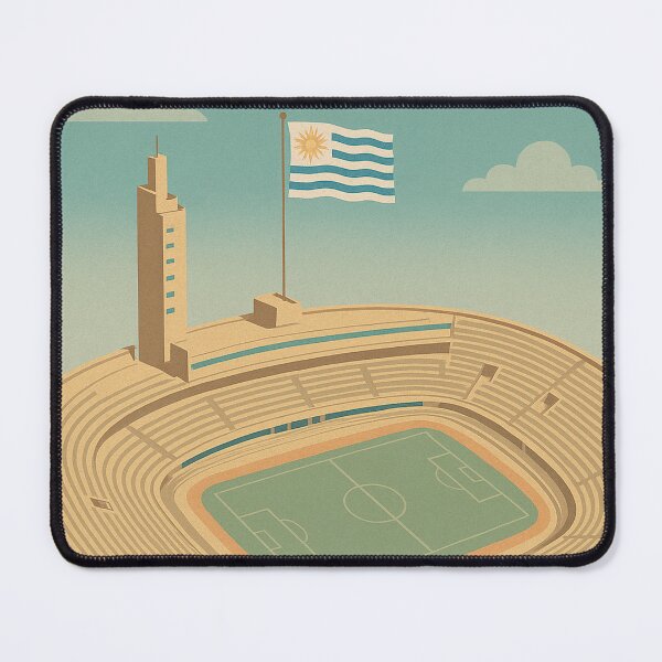 Item preview, Centenario Stadium Uruguay Vintage Travel Poster designed and sold by CapyToon.