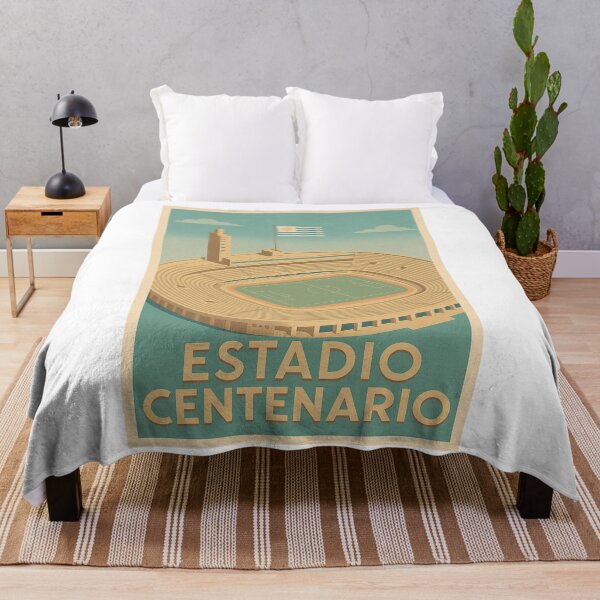 Item preview, Centenario Stadium Uruguay Vintage Travel Poster designed and sold by CapyToon.