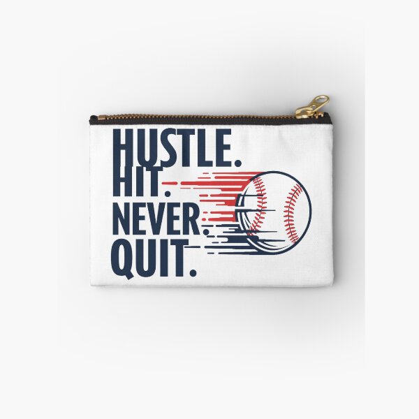 Item preview, Hustle Hit Never Quit Baseball Design designed and sold by EastEndTownie.
