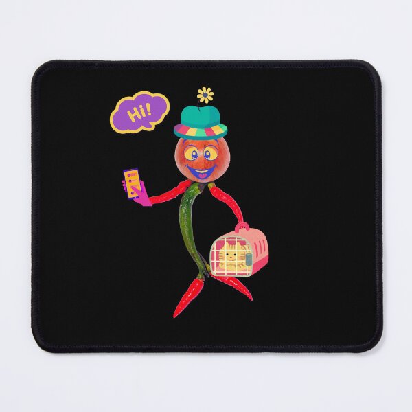 Item preview, Strange, friendly vegetable person with cat designed and sold by Planet Agora.
