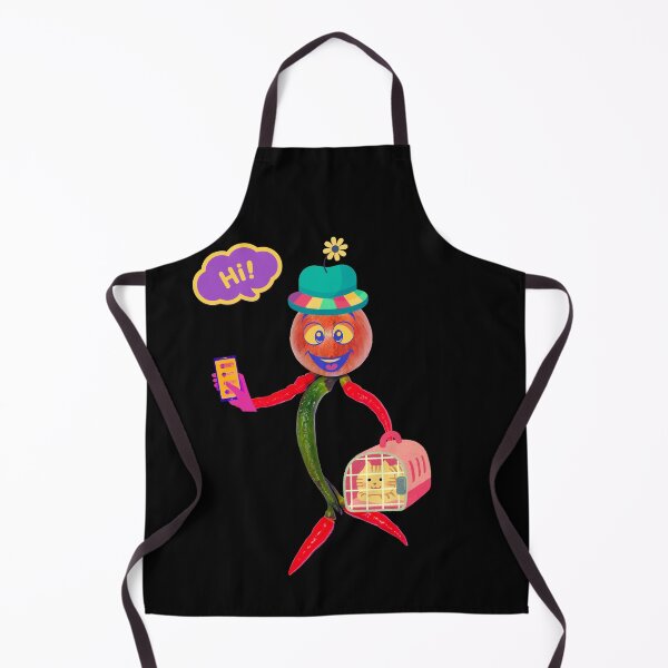 Item preview, Strange, friendly vegetable person with cat designed and sold by Planet Agora.