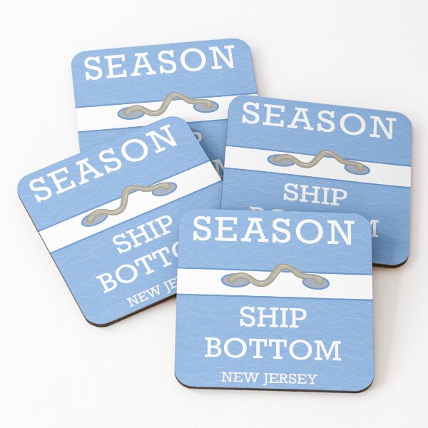 Item preview, Ship Bottom New Jersey Beach Badge designed and sold by Having Some Fun.