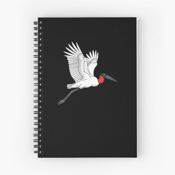 Item preview, Jabiru Red Throat Minimalist Wildlife Stork designed and sold by elderberry.