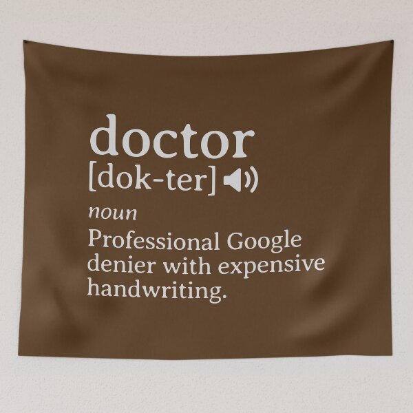 Item preview, Doctor Fake Definition Dictionary designed and sold by NosandEdgy.