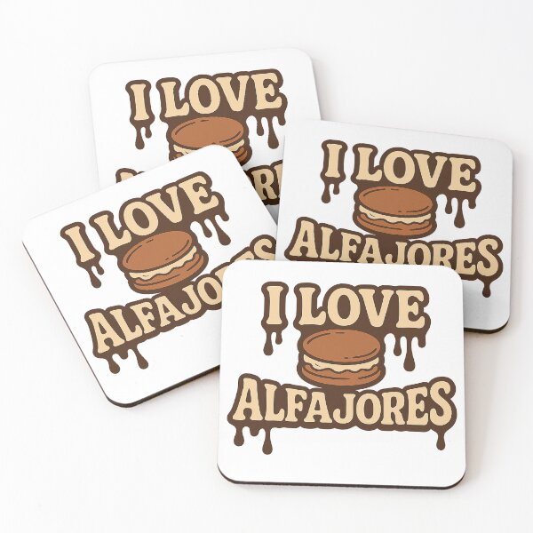 Item preview, I Love Alfajores – Sweet Retro Dessert Design designed and sold by CapyToon.