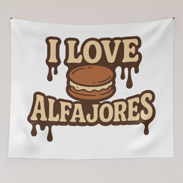 Item preview, I Love Alfajores – Sweet Retro Dessert Design designed and sold by CapyToon.