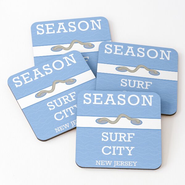 Item preview, Surf City New Jersey Beach Badge designed and sold by Having Some Fun.