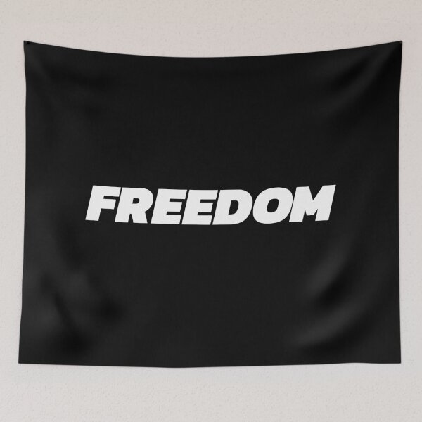 Item preview, Freedom Text Graphic designed and sold by AllPress Studio.