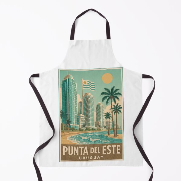 Item preview, Punta del Este, Uruguay – Vintage Travel Poster designed and sold by CapyToon.