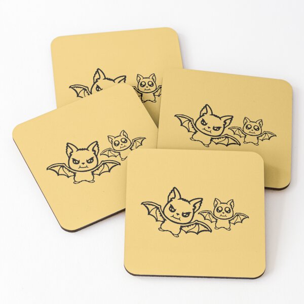 Item preview, Two Bats Team Cute Evil Halloween Funny Friends designed and sold by shirt-o-mat.