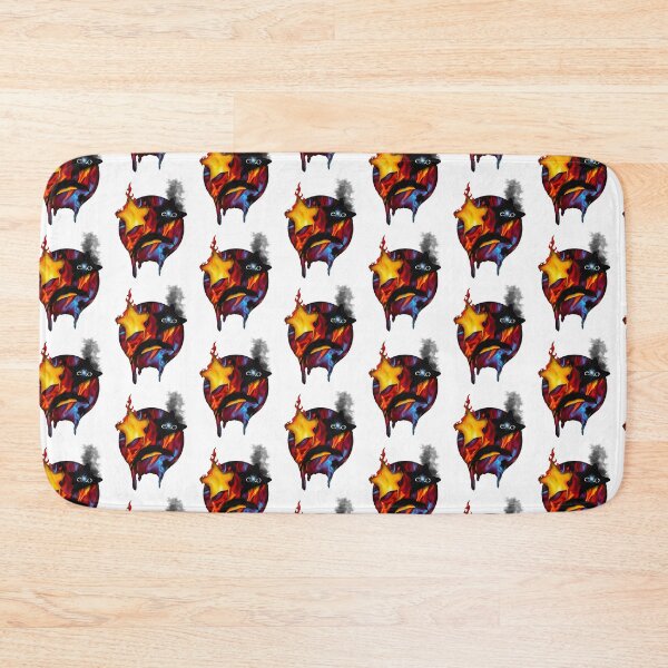 Item preview, Pattern of Fiery Emoji Faces—Fire Eyes Emoji designed and sold by eXo-Designs.