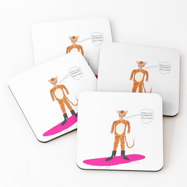 Item preview, Tigerwoman on Wheels – Watch Me Own These Streets designed and sold by Beautiful art store.