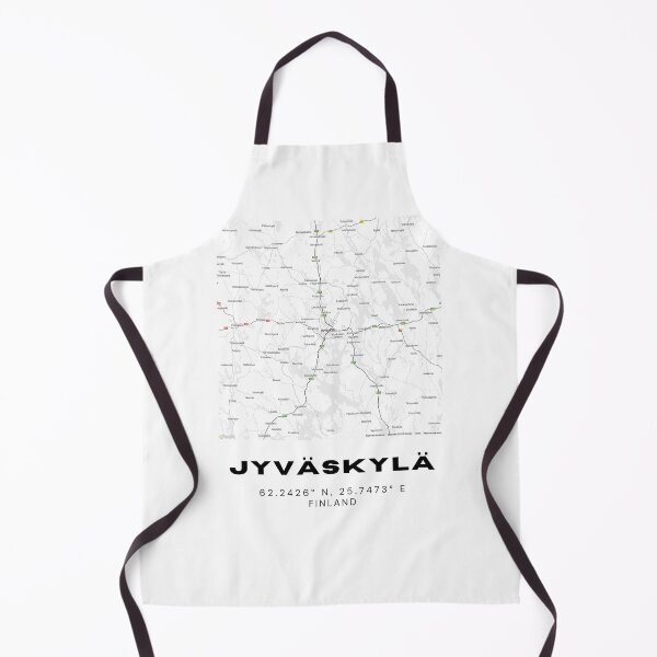 Item preview, Jyväskylä Finland Map Poster – Sleek Scandinavian Style designed and sold by RM-Journey.