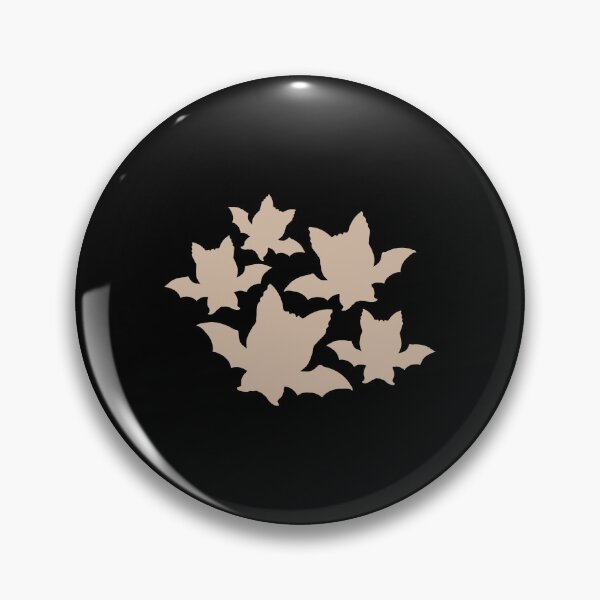 Item preview, Five Bat Silhouettes Halloween Cute Flying Shadow Pattern designed and sold by shirt-o-mat.
