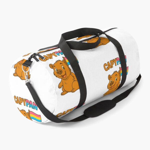 Item preview, Capy PAN – Cute Capybara with Pansexual Pride Flag designed and sold by CapyToon.