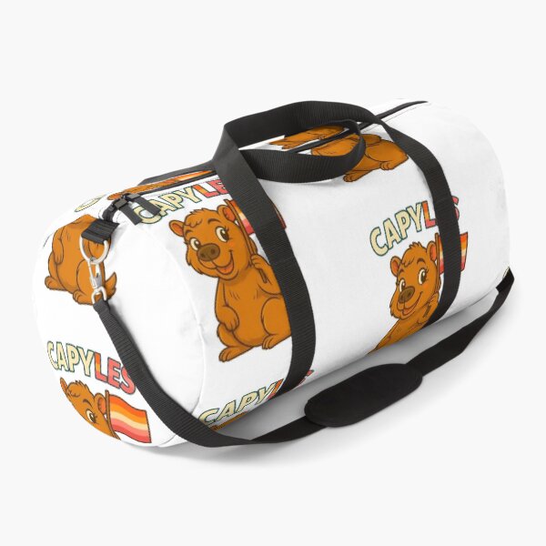 Item preview, Capy LES – Cute Capybara with Lesbian Pride Flag designed and sold by CapyToon.