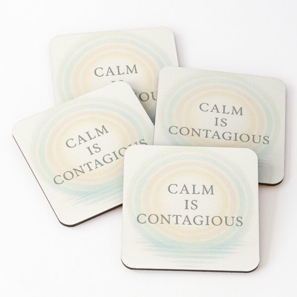 Item preview, Calm Is Contagious — Montessori Mindfulness Design designed and sold by MforMontessori.
