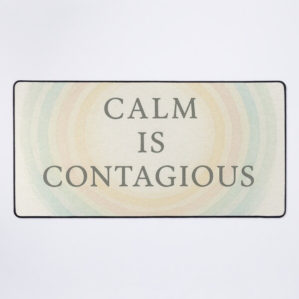 Item preview, Calm Is Contagious — Montessori Mindfulness Design designed and sold by MforMontessori.
