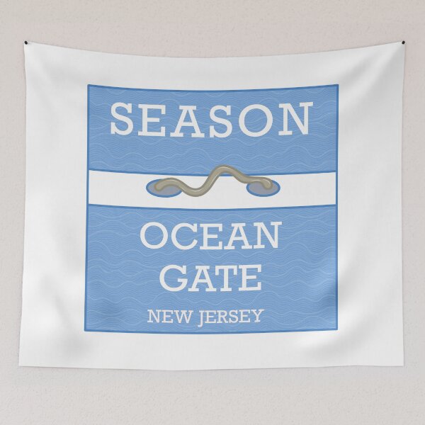 Item preview, Ocean Gate New Jersey Beach Badge designed and sold by Having Some Fun.
