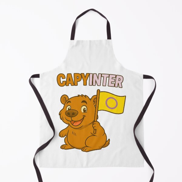 Item preview, Capy INTER – Cute Capybara with Intersex Pride Flag designed and sold by CapyToon.