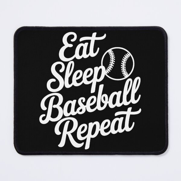 Item preview, Eat Sleep Baseball Repeat designed and sold by theartfulaspie.