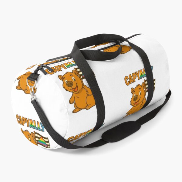 Item preview, Capy ALLY – Cute Capybara with Pride Ally Flag designed and sold by CapyToon.