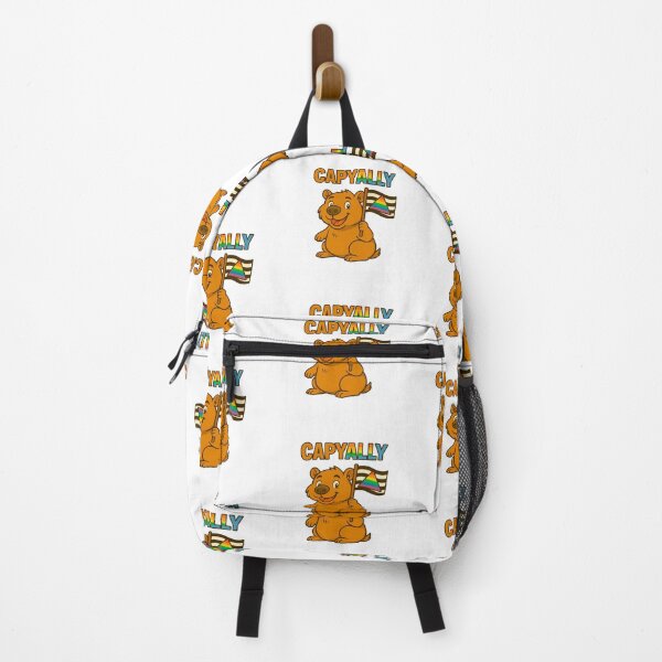 Item preview, Capy ALLY – Cute Capybara with Pride Ally Flag designed and sold by CapyToon.