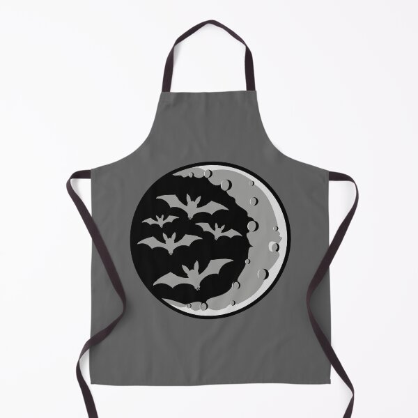 Item preview, Cool Bats Flying Silhouette Half Moon Halloween Night designed and sold by shirt-o-mat.