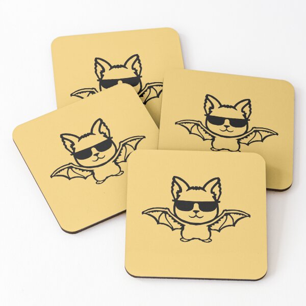 Item preview, Cool Cute Bat Wearing Sunglasses Halloween Adorable Funny designed and sold by shirt-o-mat.