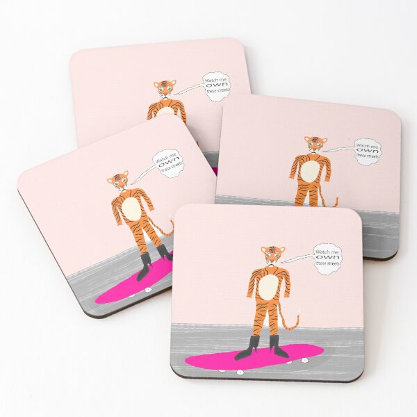 Item preview, Tigerwoman on Wheels – Watch Me Own These Streets designed and sold by Beautiful art store.