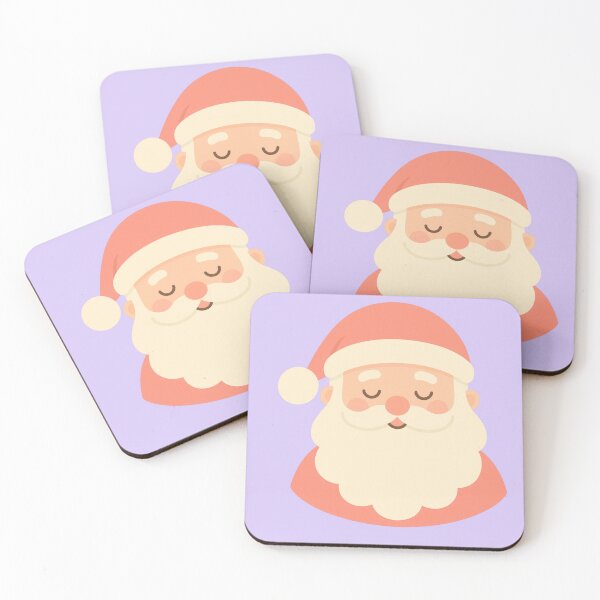 Item preview, Kawaii Santa Claus Head – Pastel kawaii Santa Claus – Süßer Weihnachtsmann kawaii Kopf  designed and sold by RISE Creations.