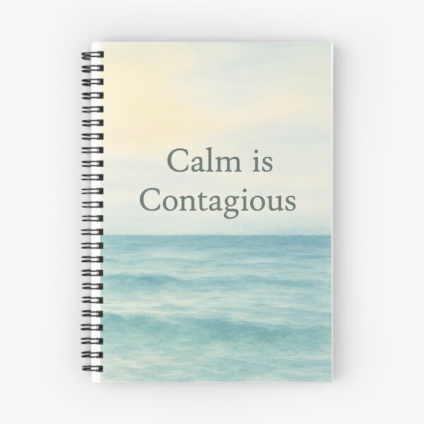 Item preview, Calm Is Contagious — Ocean Watercolor Montessori Design designed and sold by MforMontessori.