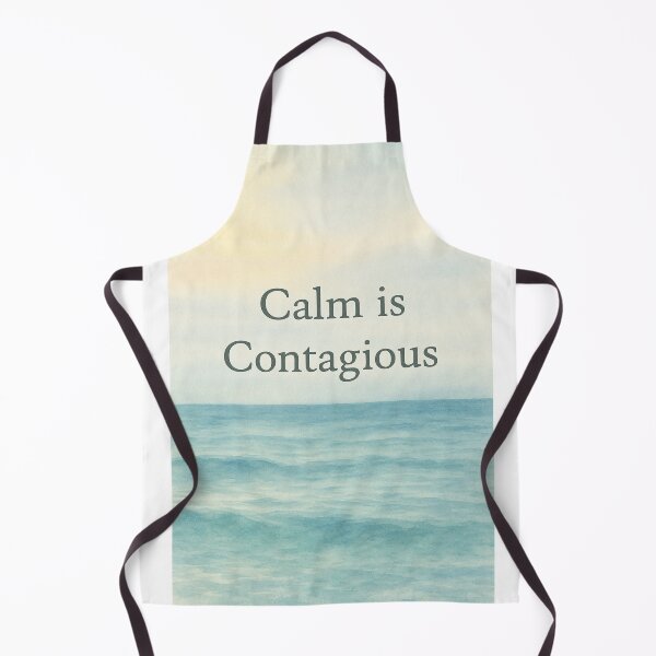 Item preview, Calm Is Contagious — Ocean Watercolor Montessori Design designed and sold by MforMontessori.