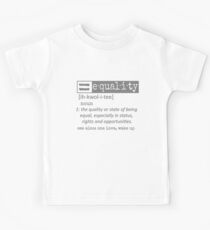Equality Definition LGBT Pride T-Shirt Kids Tee