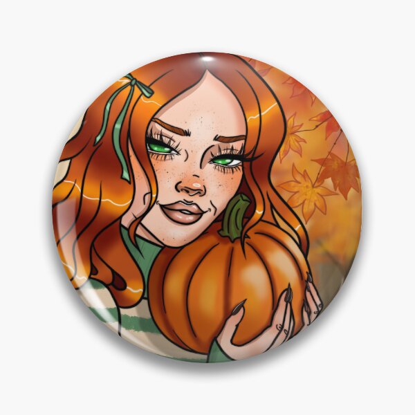 Item preview, Pumpkin girlie | Fall print | Cozy Autumn decor designed and sold by jorgeous art.