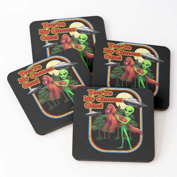 Item preview, Funny Irish Setter Alien Chosen One UFO Mom Dad Kids designed and sold by rafaeltto.