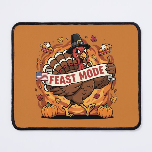 Item preview, Thanksgiving Feast Mode Turkey | Funny Thanksgiving Parade T-Shirt designed and sold by Uglyandcute.