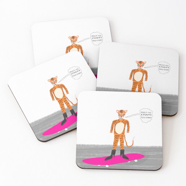 Item preview, Tigerwoman on Wheels – Watch Me Own These Streets designed and sold by Beautiful art store.