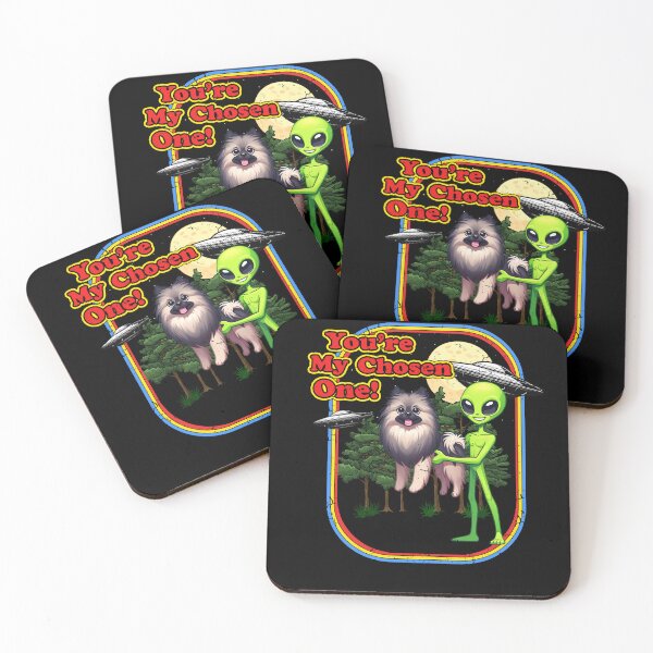 Item preview, Funny Keeshond Alien Chosen One UFO Mom Dad Kids designed and sold by rafaeltto.