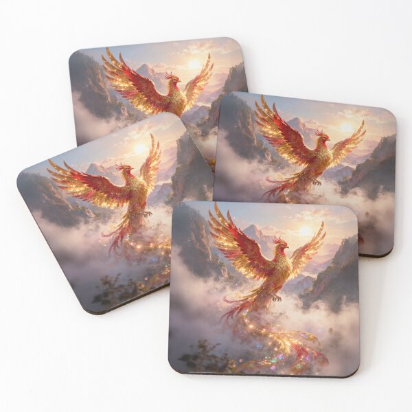 Item preview, Golden Phoenix designed and sold by Misfit Merch Online.